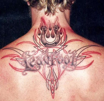 Fairy Upper Back Tattoo