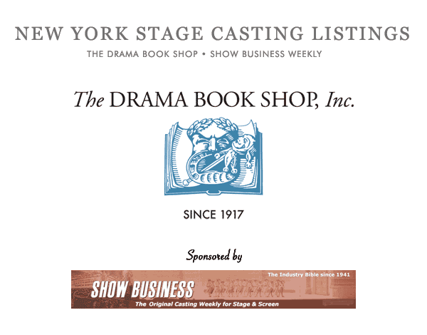 New York Stage Casting Listings
