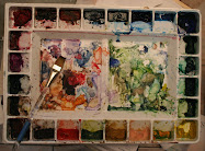 My Watercolor Palette -Always Ready To Go:)