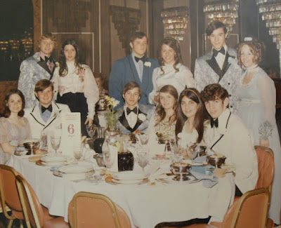 Fashion Camps  on The Polyester Prom In Staten Island  New York With Friends Circa 1971