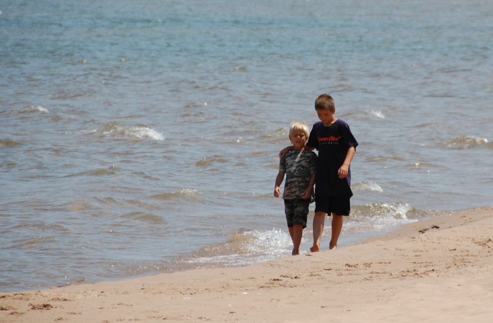 A swim in Lake Superior