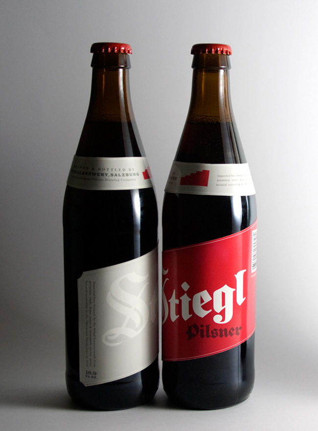 Stiegl beer group shot