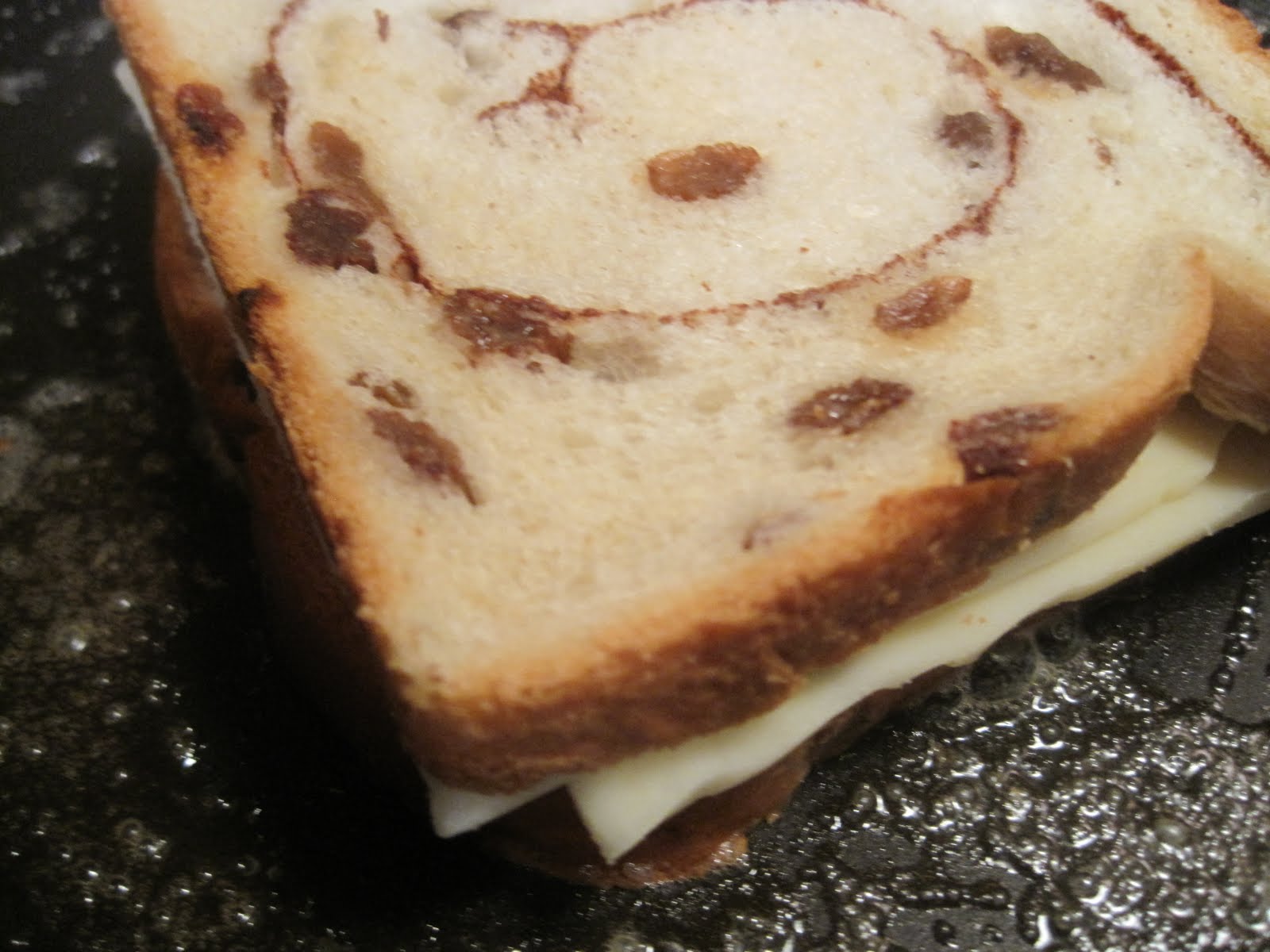 the mixed stew Monday's Bread Bowl Raisin Swirl Grilled Cheese