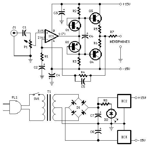 Electronics Circuits: Headphone Amplifier