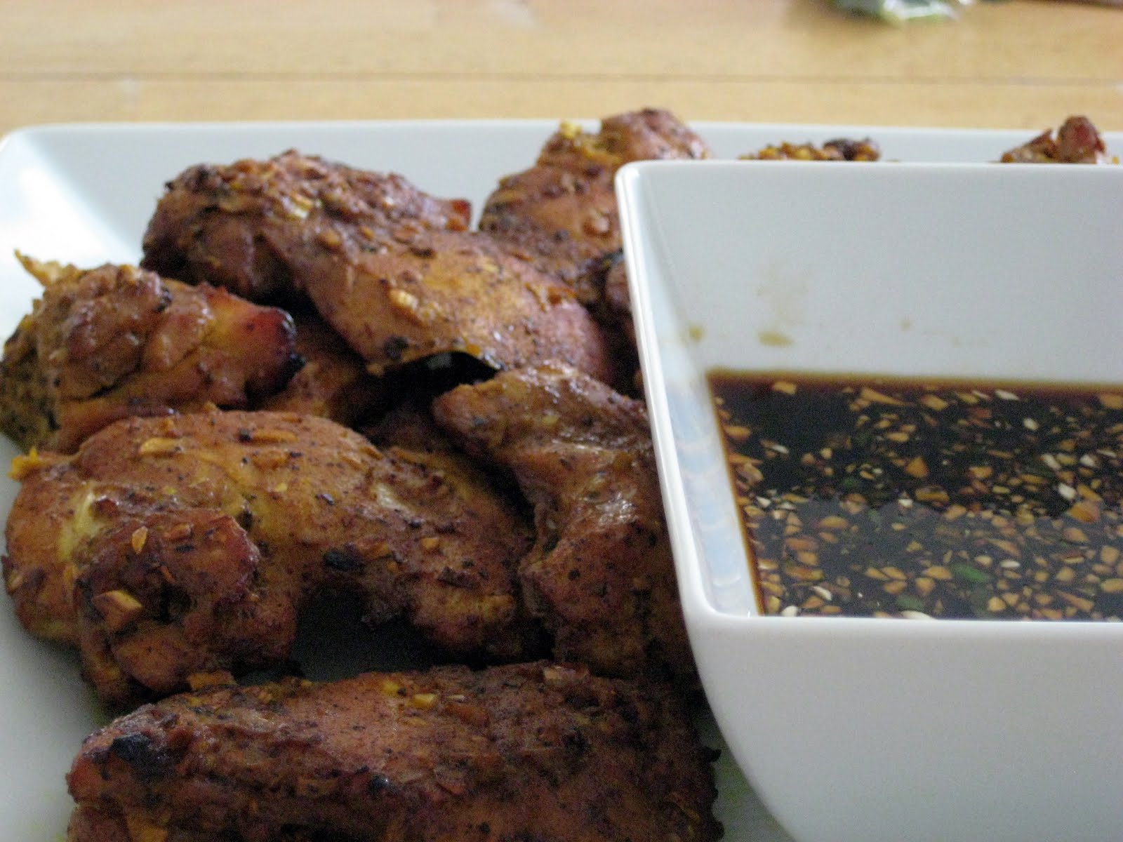 FiveSpice Chicken w/ Soy Lime Dipping Sauce (and Green Bean Salad