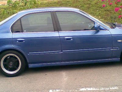 Fire Starting Automobil Projek Honda Biru Ocean Cristal Pearl Effect Padanan Warna Yang Di Cat Kat Kereta Ni Agak Lembut