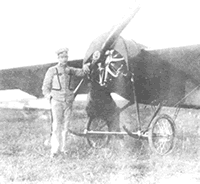 Cesáreo Berisso, pionero de la aviación, aeropuerto de Carrasco