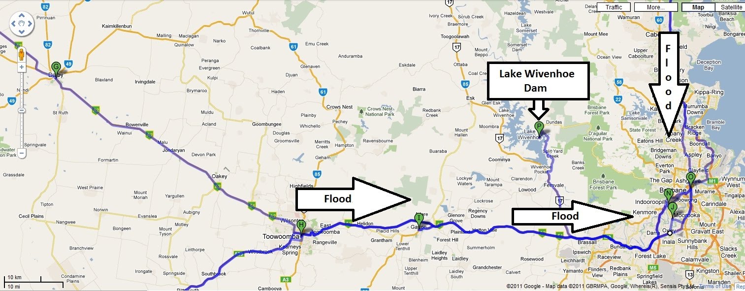 Water Hope Earth Analysis Why the Wivenhoe Dam Failed