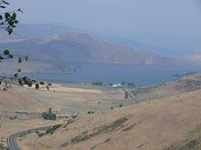 7-17  Looking back at Lake Roosevelt  after crossing on the ferry