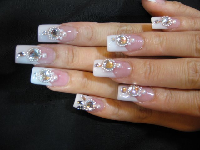 French Sculptured Nails
