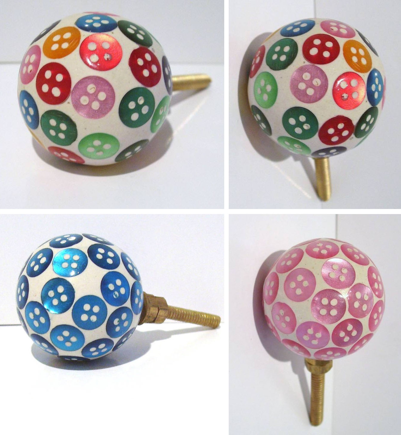 Drawer Knobs with Buttons!