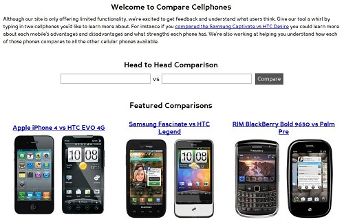 in the market then you should check out compare cellphones