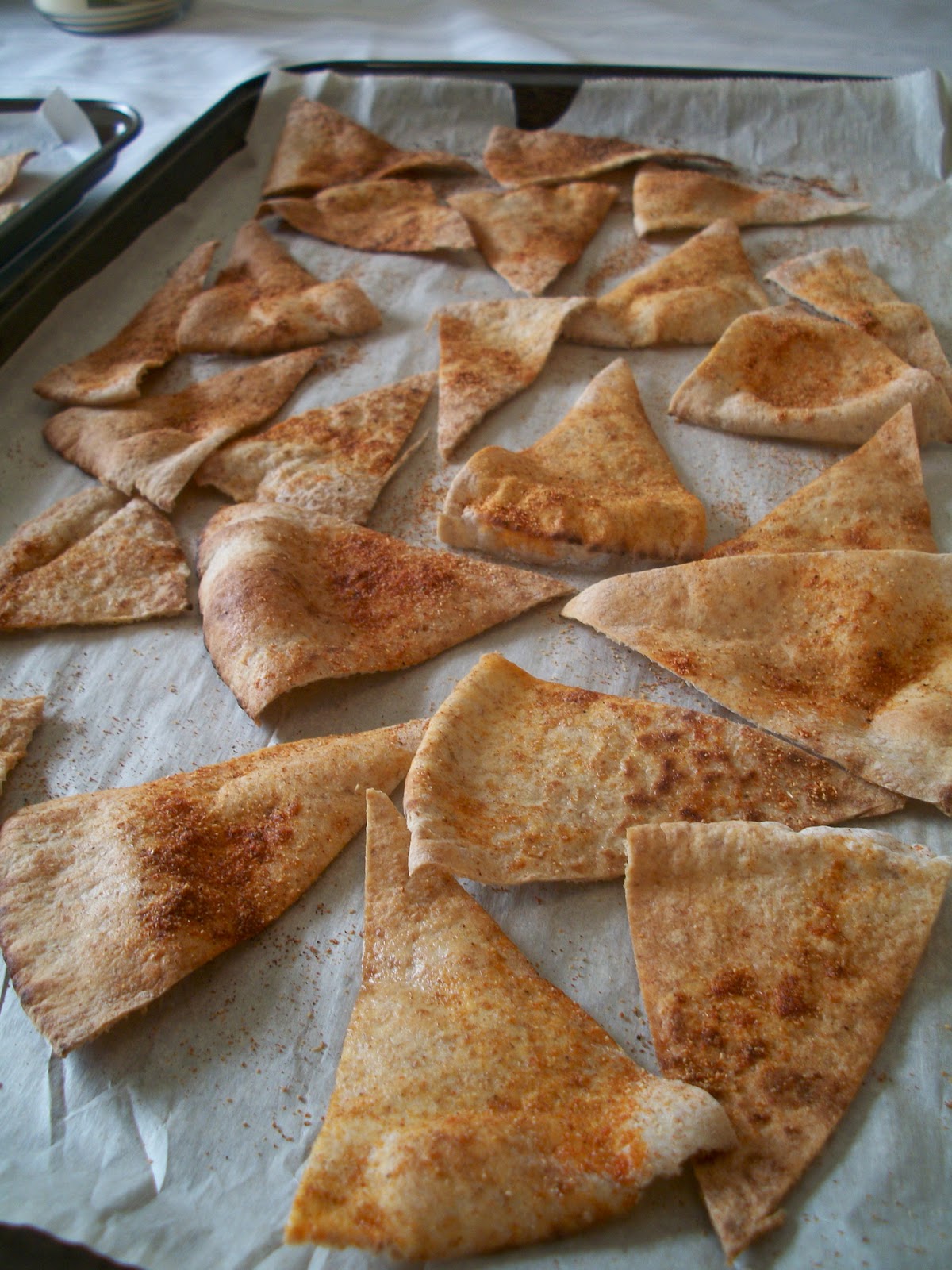 Brooke Bakes : Homemade Baked Pita Chips