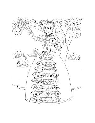 disney princess coloring pages free. This young princess looks like