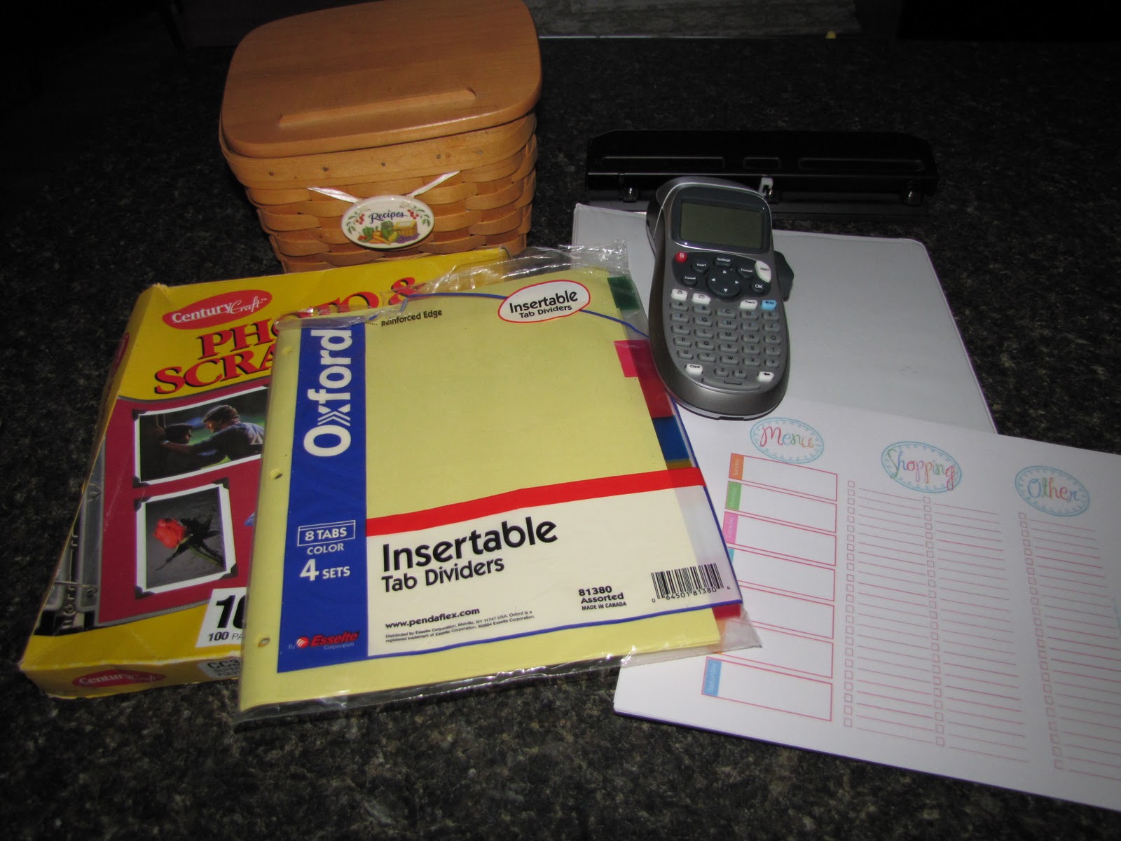 Sustainably Chic Designs ORGANIZATION Meal Planning Binder 15