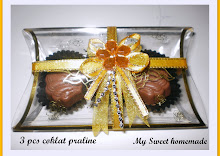 doorgift - 3pcs chocolate with ribbon