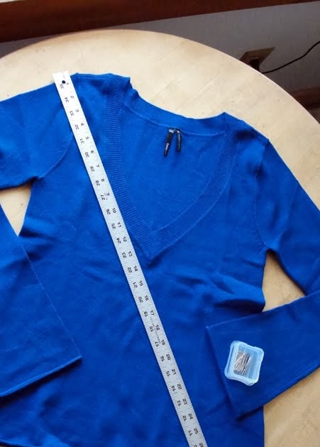 Twisty Ties and Paper Clips: How to turn a sweater into a cardigan Tutorial