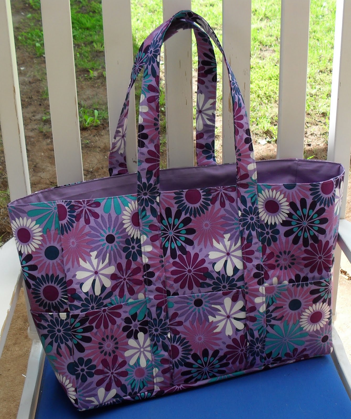 Made by Nomes Purple Baby/Nappy/Diaper Bag