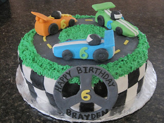 Sweet Escape: Race Car Birthday Cake