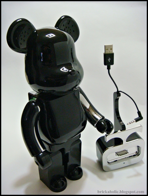 Bearbrick Brickaholic: Bearbrick Speaker System 400% (for iPod / iPhone)