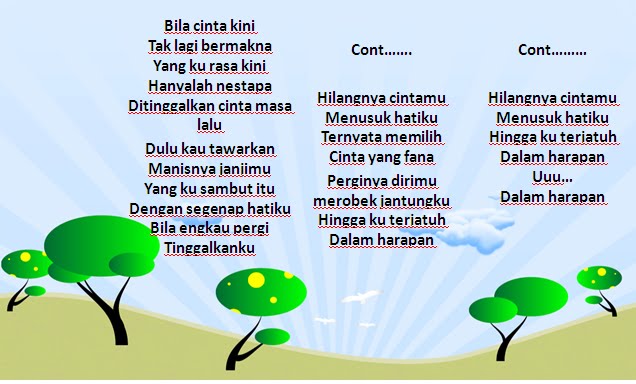 just for fun: Bila Cinta Lyrics (OST Lagenda Budak Setan) - Filianti Vlee