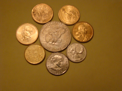 My US coin collection (one dollar)