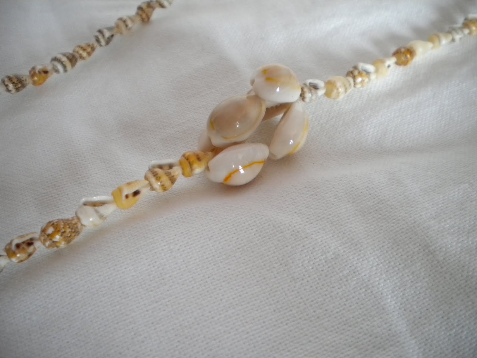 Collier Sautoir Ancien En Coquillages – Style îles, Ethnique, Vintage – Occasion à Personnaliser