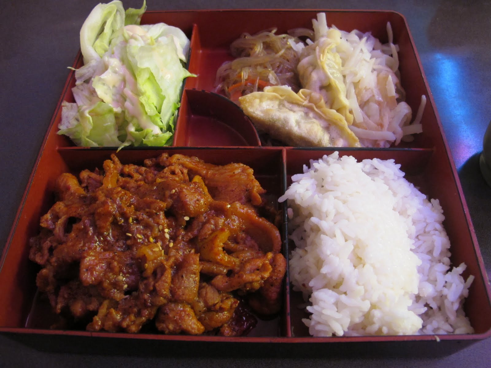 Classy Eats Korean bento boxes at Arang, Japantown, SF.