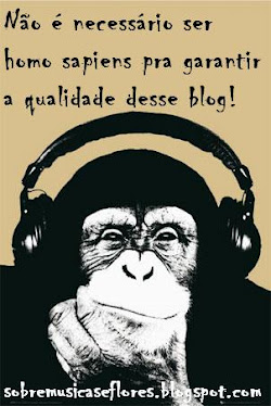 selo do blog 'música e flores'