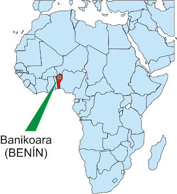 Mujer Fuente de Salud Benín Localización y un poco de Historia