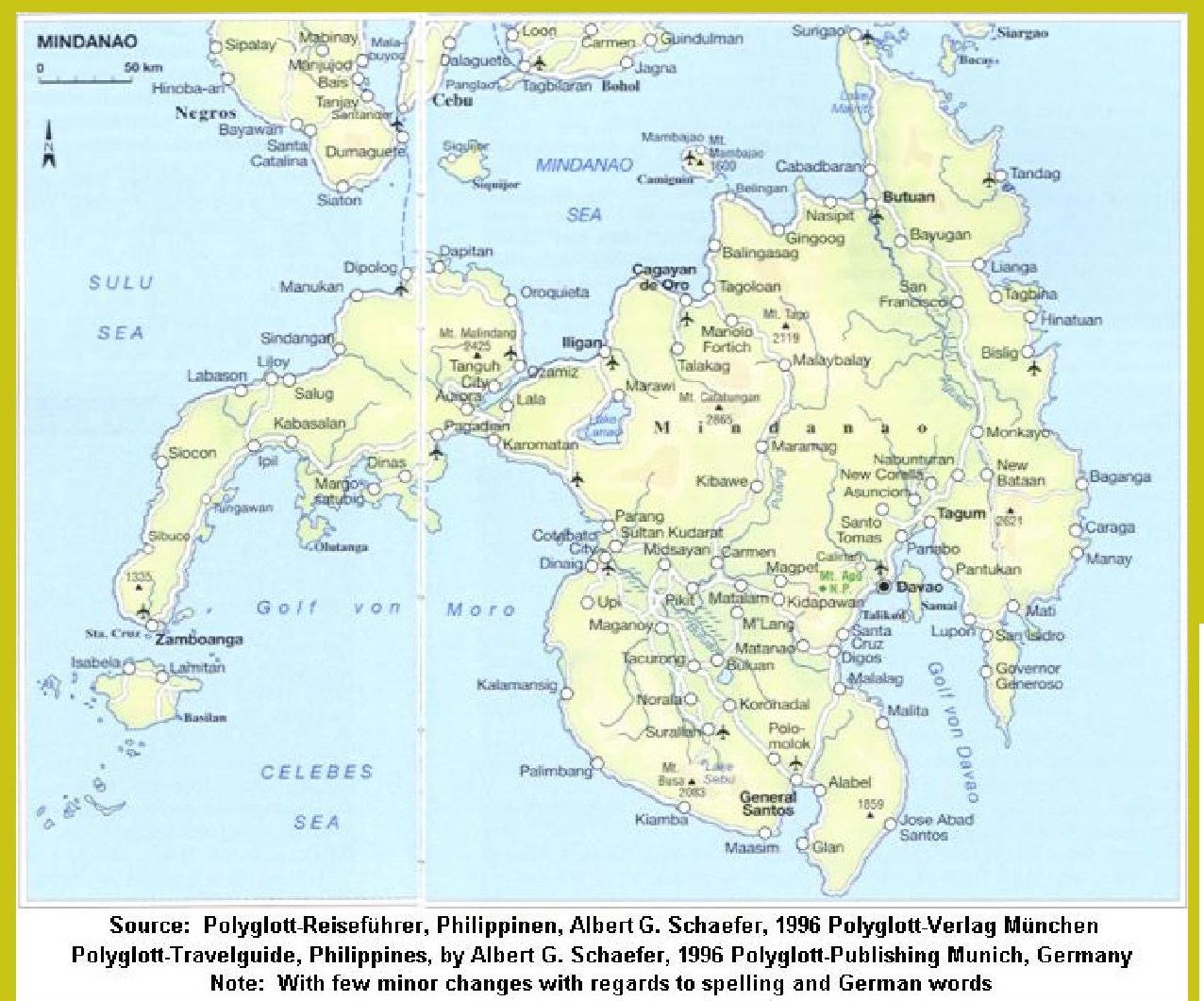 Mindanao Map Philippines Islands In 2020 Philippine M - vrogue.co
