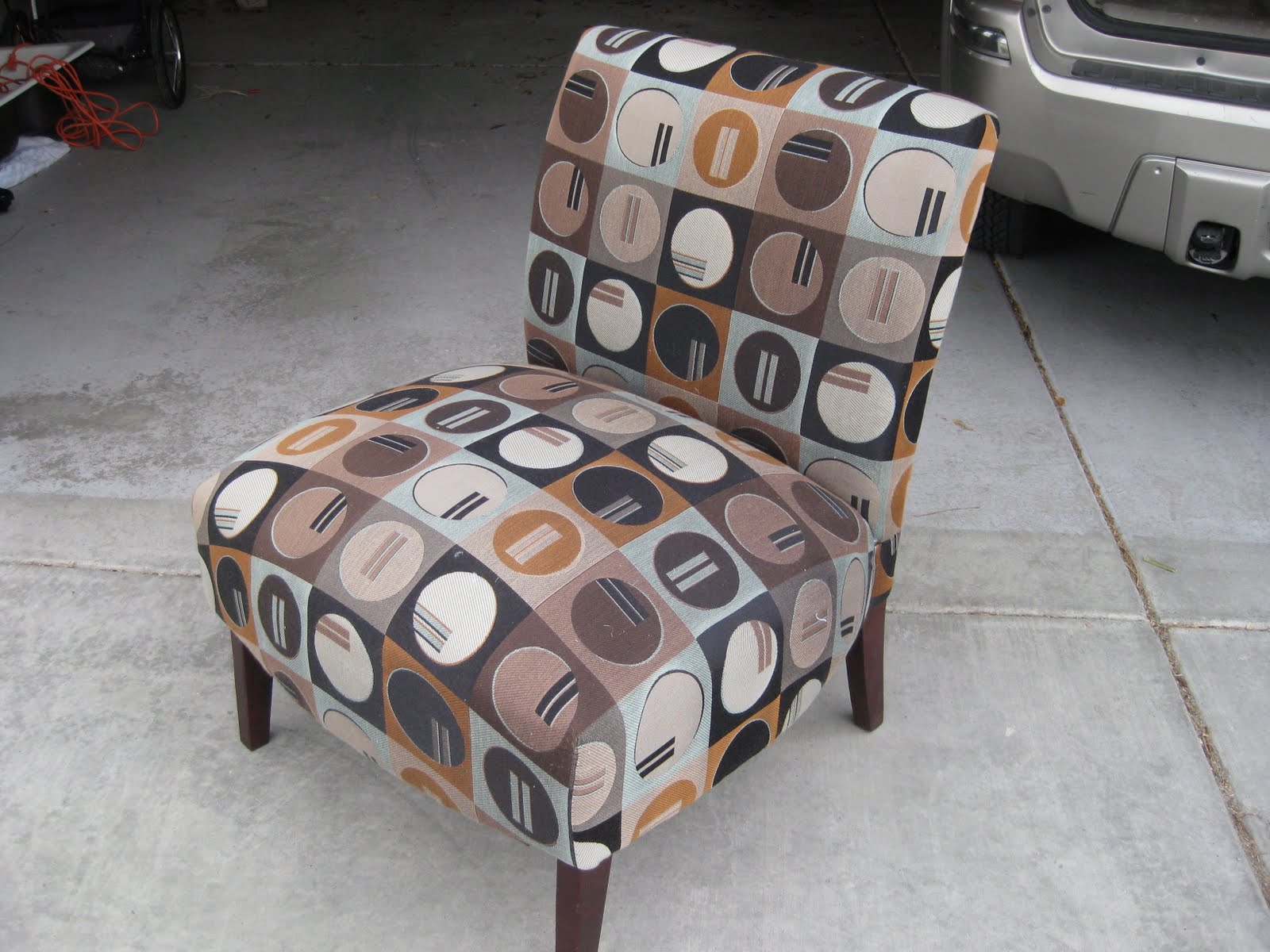 Custom Slipcovers by Shelley slipper chair