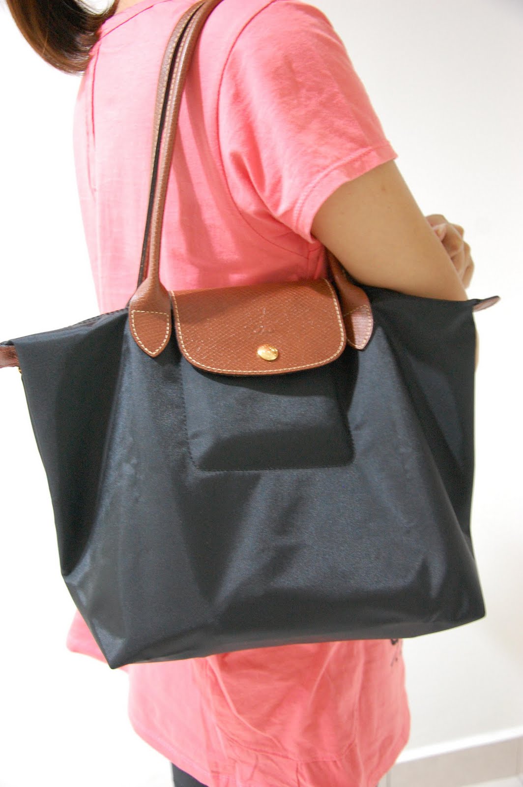 Leather Bag Handle Repair ~ Prada Nylon Bucket Bag With Leather Trim In ...