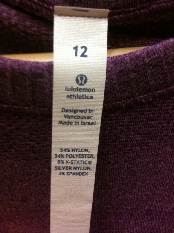 lululemon made in