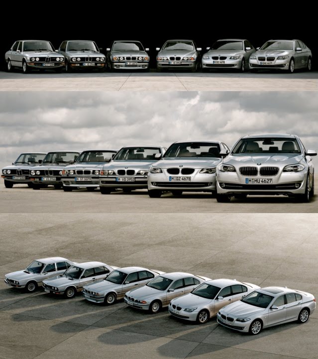 BMW 5-SERIES – ALL GENERATIONS TOGETHER GCBC