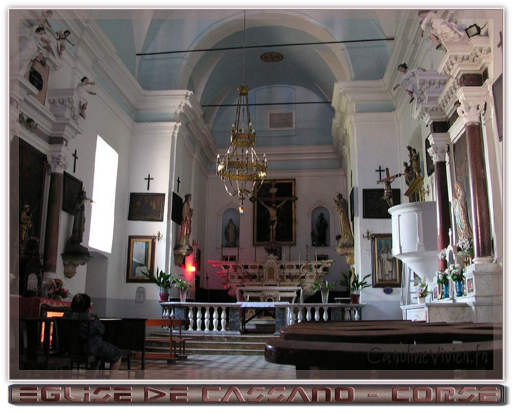 Eglise de Cassano en Corse