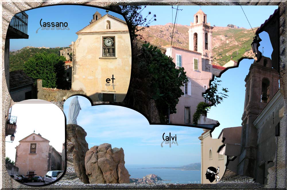 Eglise de Cassano et la Vierge Marie du Haut de Calvi