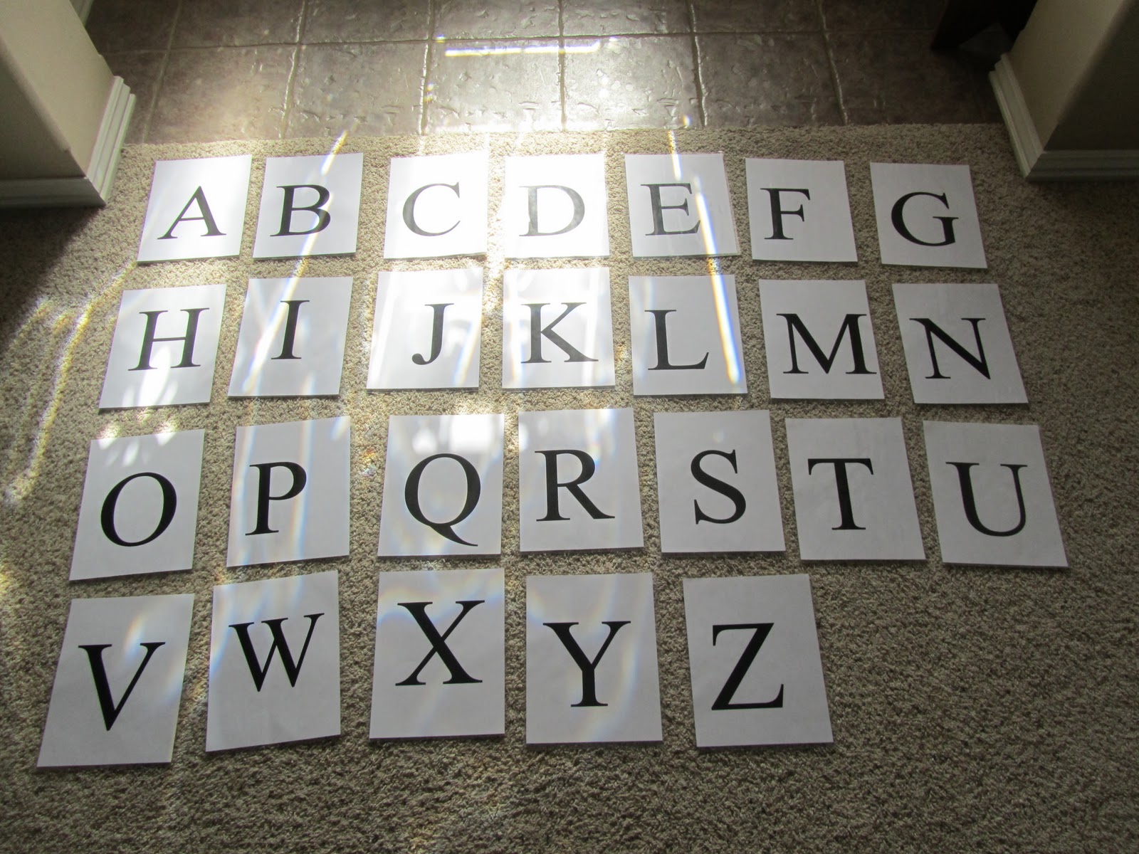 Play Create Explore Laminated Alphabet Activities