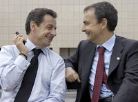 Sarkozy y Zapatero, amiguetes