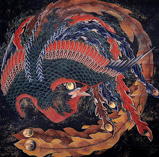 Ave Phoenix - Katsushika Hokusai