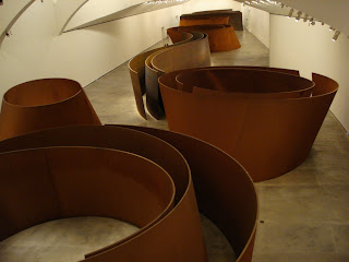 Instalación en el Guggenheim - Richard Serra, Premio Príncipe de Asturias de las Artes, 2010