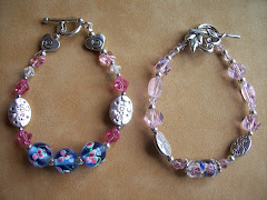 Pink Hope Faith bracelets