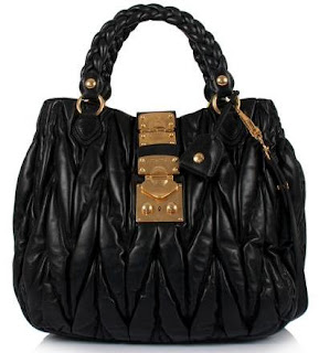 Every Thing About Miu Miu: Matelasse Lambskin Leather Shopping Bag