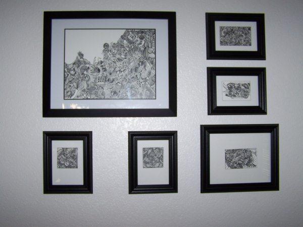 Sheila's Art: Doodle Wall