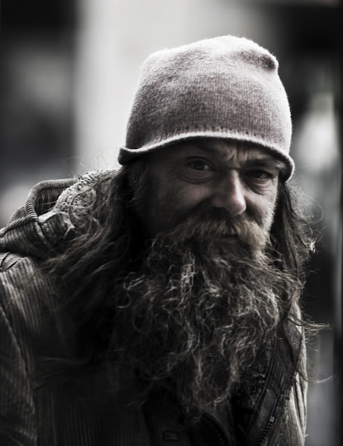 Anthony Dorman Photographer: Homeless Man in Newcastle