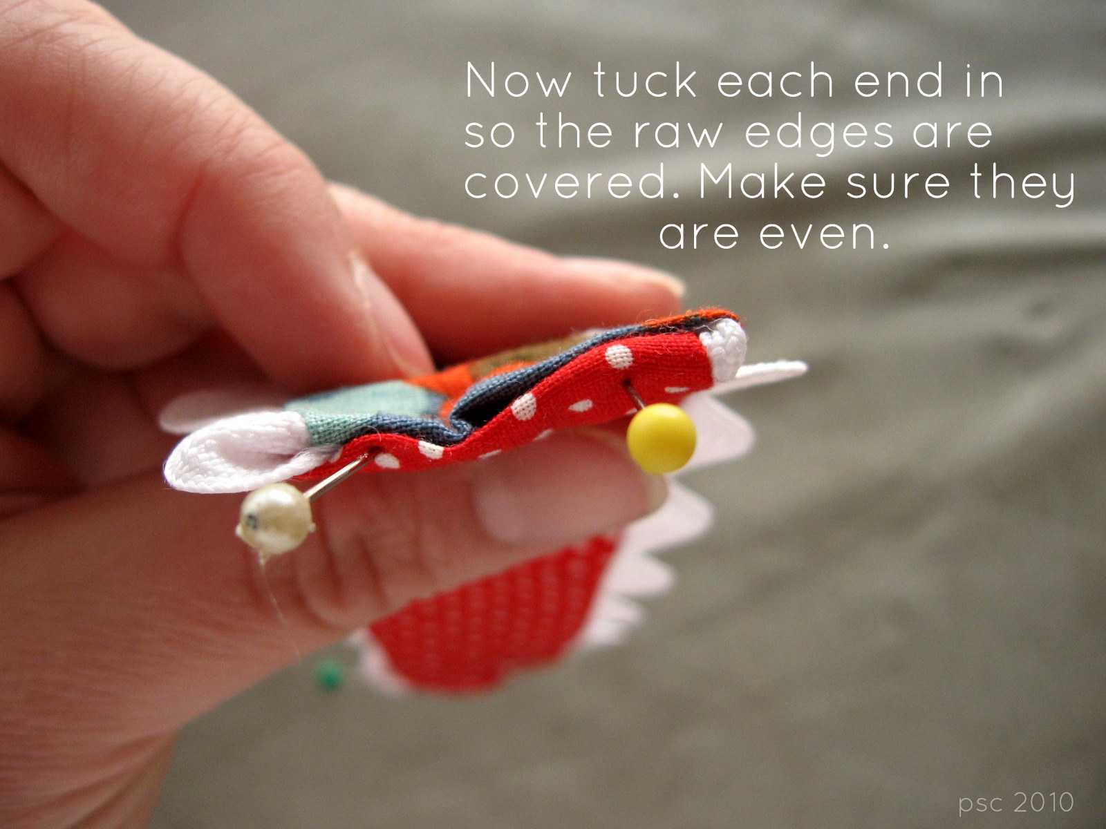 Pickup Some Creativity Reversible Fabric Napkin Ring Tutorial