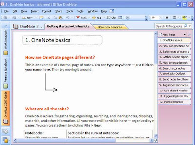 Ms office onenote 2007 - mopavintage