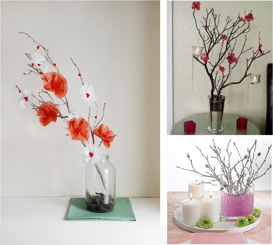Ramas De 225 Rbol Como Centros De Mesa Lacelebracion Com