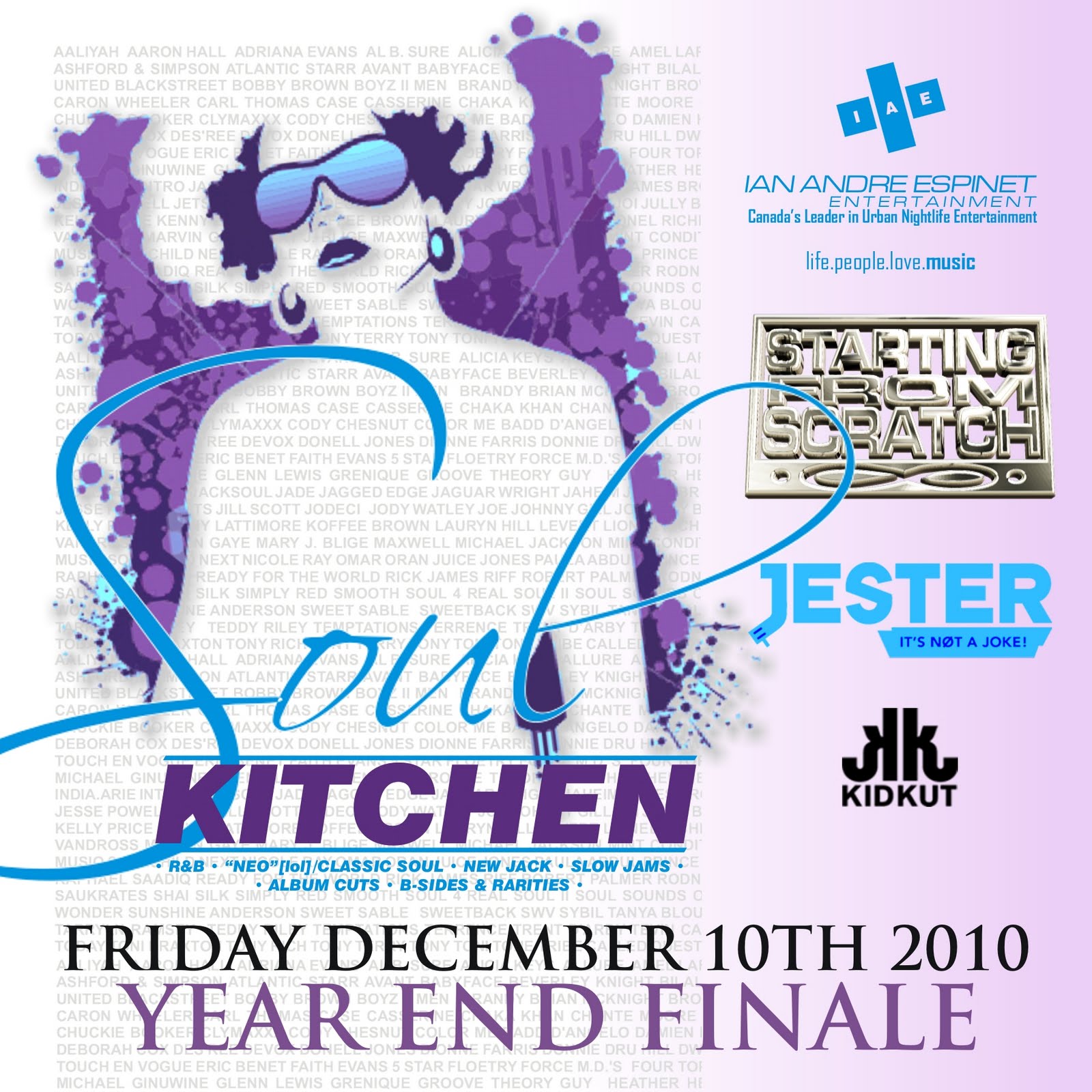 C.A. Confidential: The Soul Kitchen - Year End Finale @ Mansion & Loft 