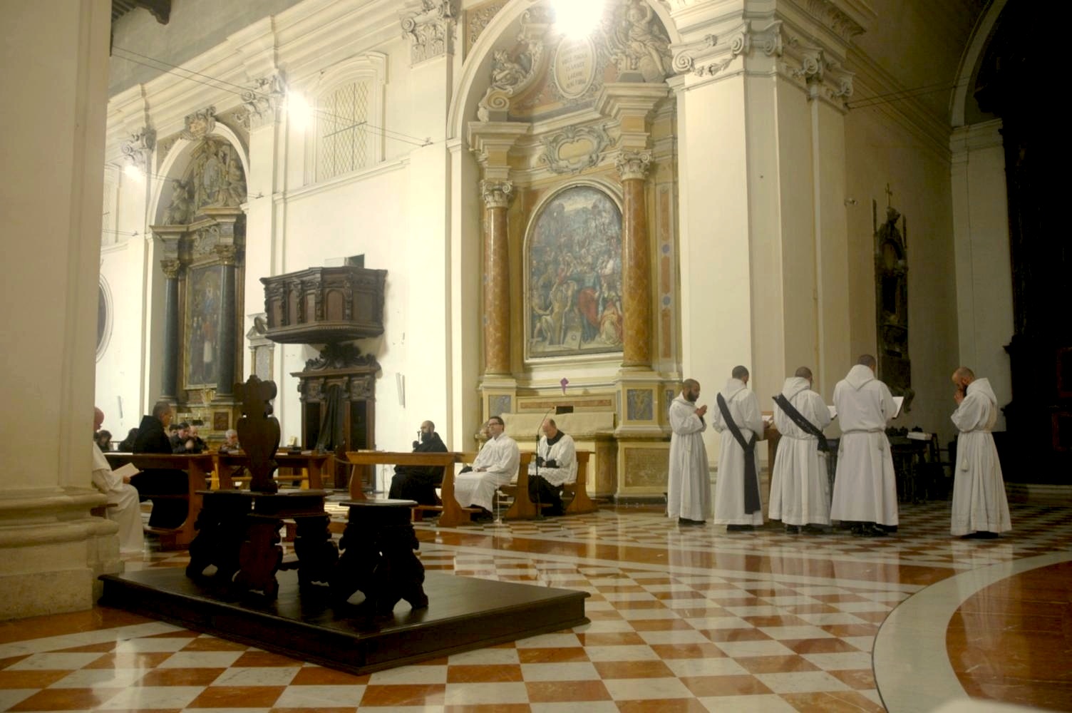 New Liturgical Movement Holy Week at the Benedictine Monastery of